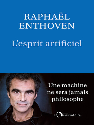 cover image of L'Esprit artificiel